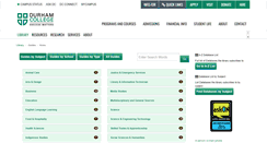 Desktop Screenshot of guides.library.durhamcollege.ca