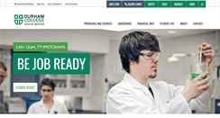 Desktop Screenshot of durhamcollege.ca