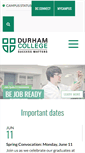 Mobile Screenshot of durhamcollege.ca