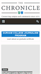 Mobile Screenshot of chronicle.durhamcollege.ca